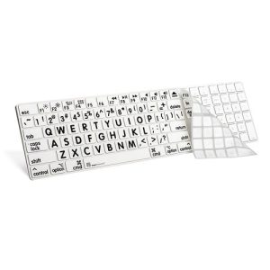 XLPrint LogicSkin Black on White Apple Magic Keyboard Cover